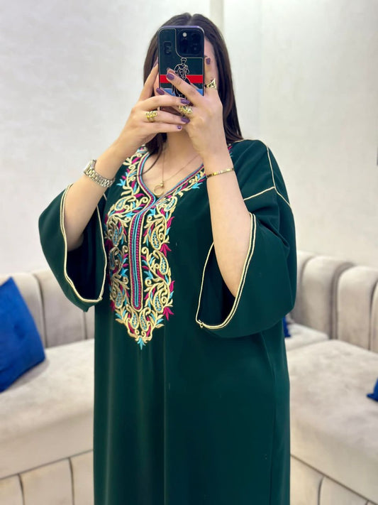 قفطان بالطرز الرباطي