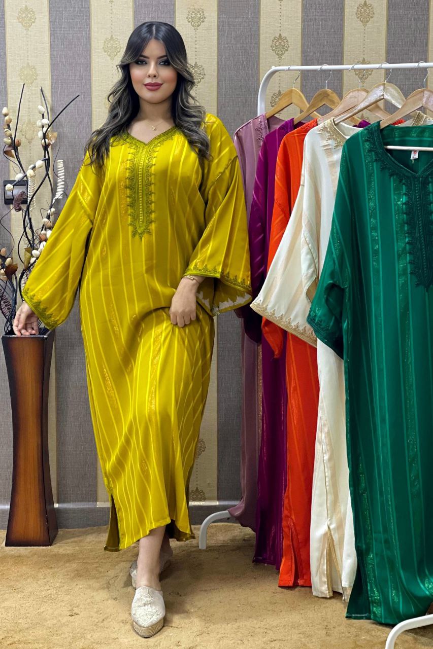 قفطان بالطرز الفاسي