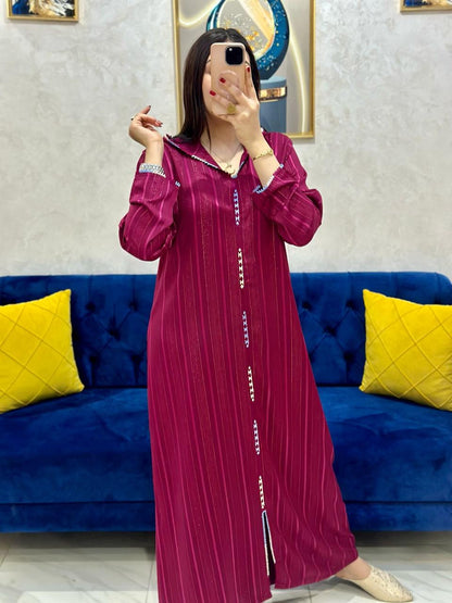 Jellaba crêpe Sqelli