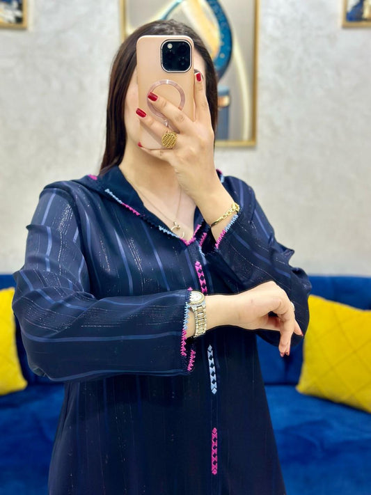 Jellaba crêpe Sqelli