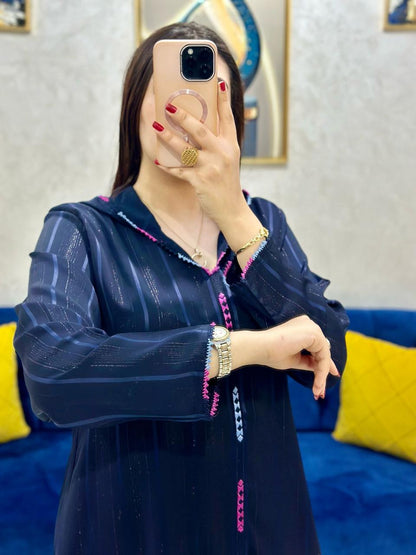 Jellaba crêpe Sqelli