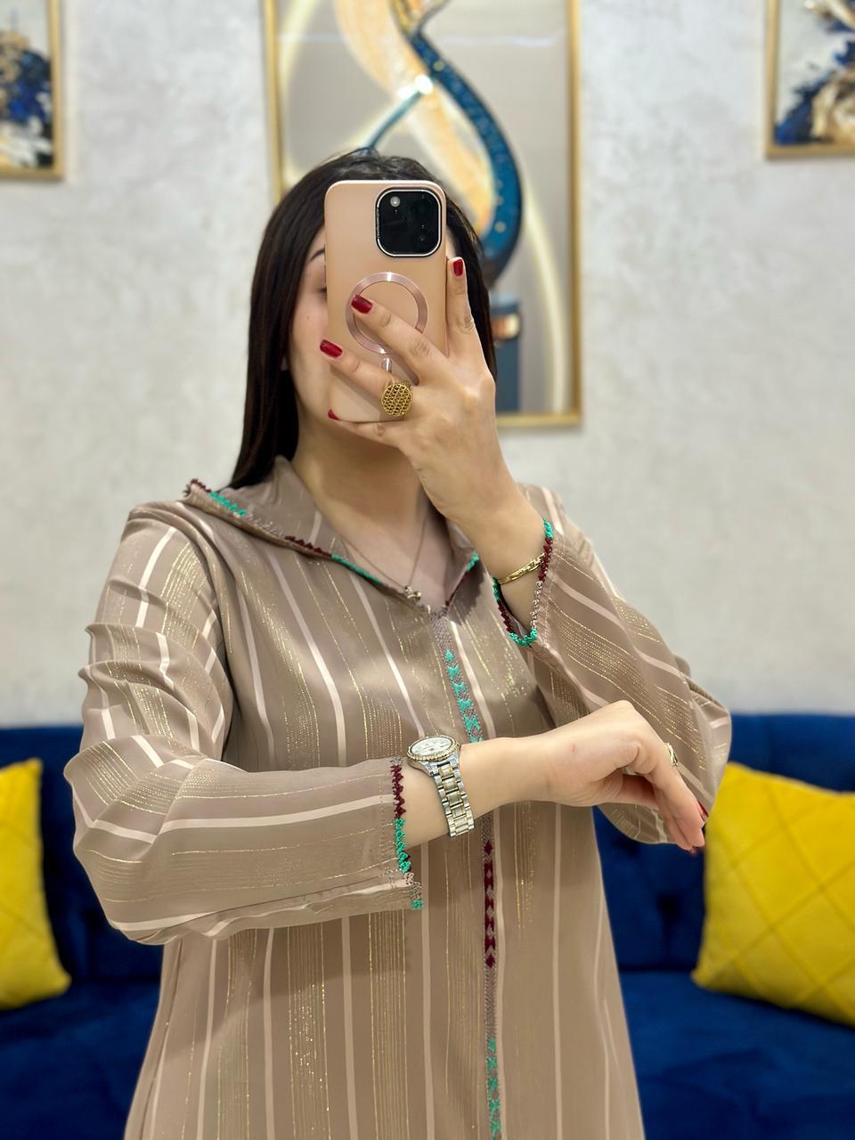 Jellaba crêpe Sqelli