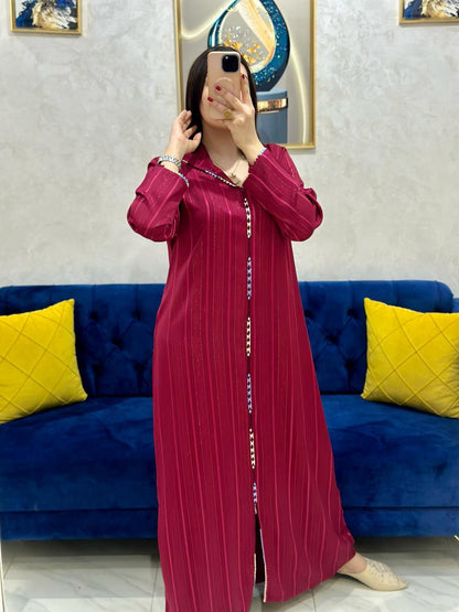 Jellaba crêpe Sqelli