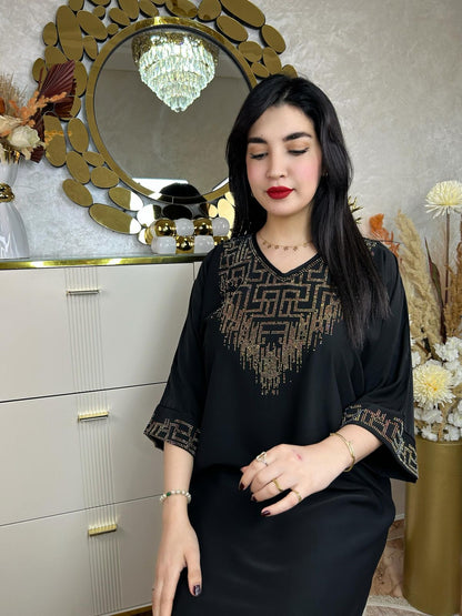 Caftan avec strass
