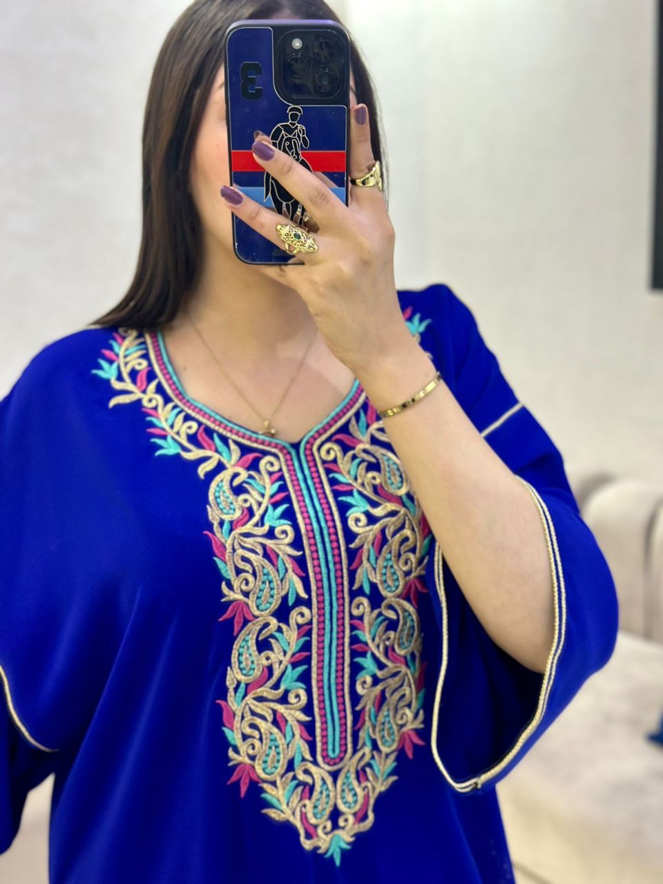 قفطان بالطرز الرباطي