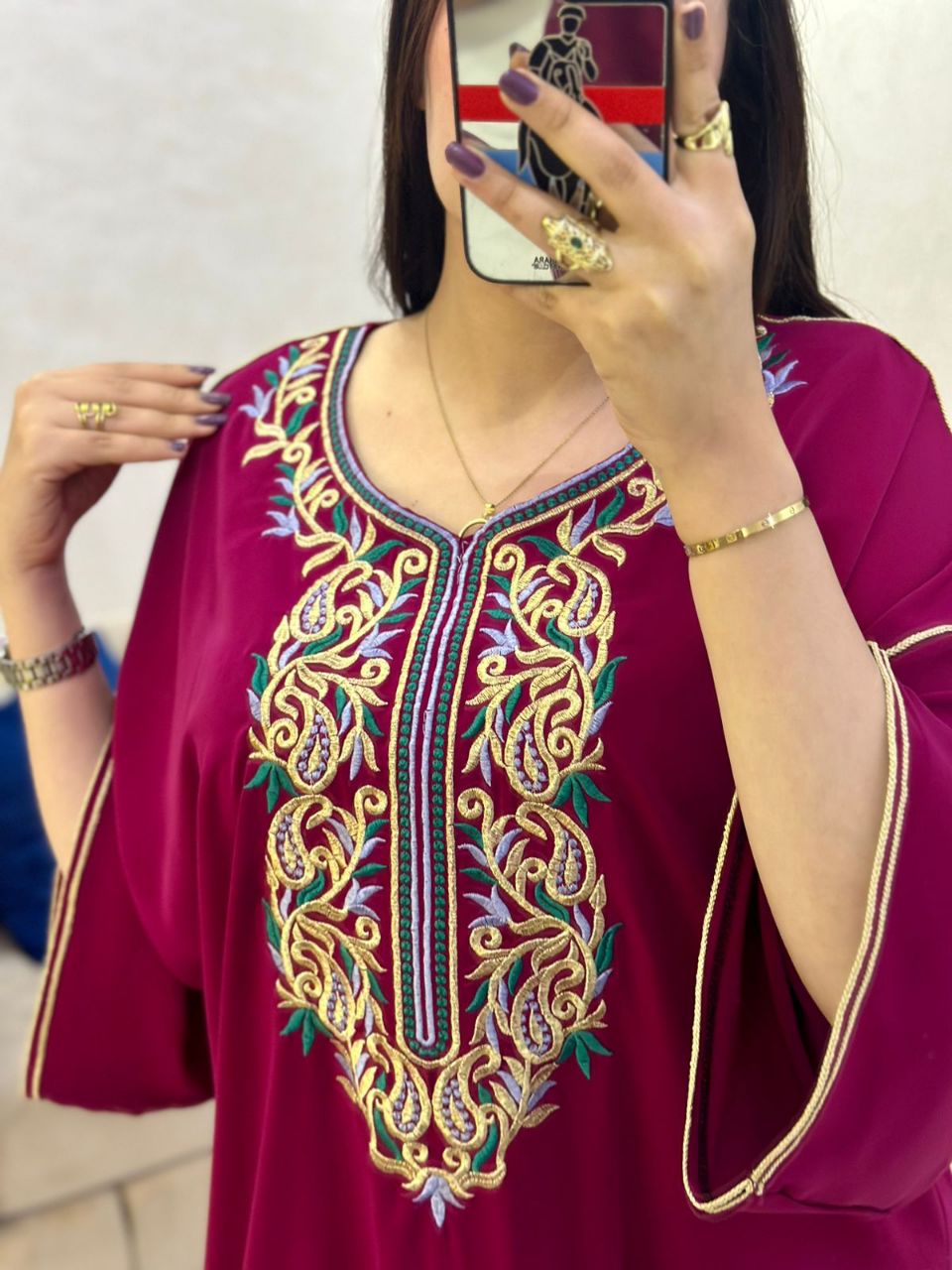 قفطان بالطرز الرباطي