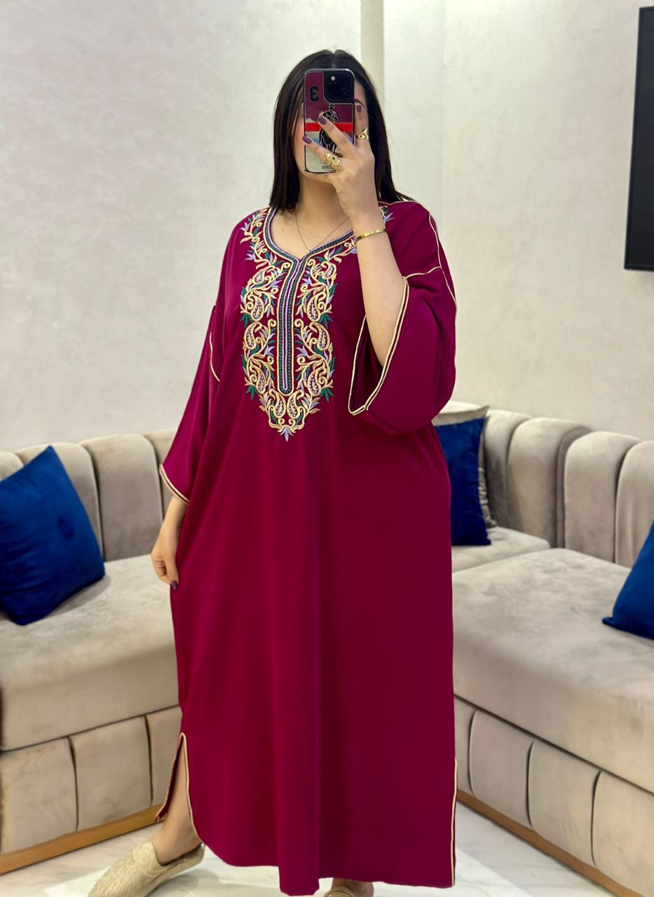 قفطان بالطرز الرباطي