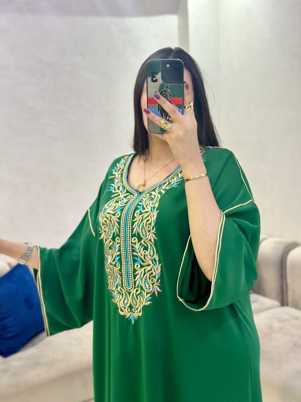 قفطان بالطرز الرباطي