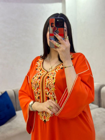 قفطان بالطرز الرباطي