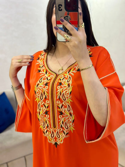 قفطان بالطرز الرباطي