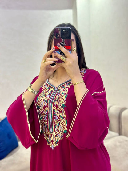 قفطان بالطرز الرباطي