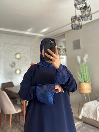 Abaya en crêpe