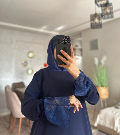 Abaya en crêpe