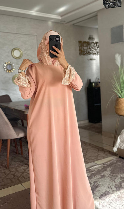 Abaya en crêpe