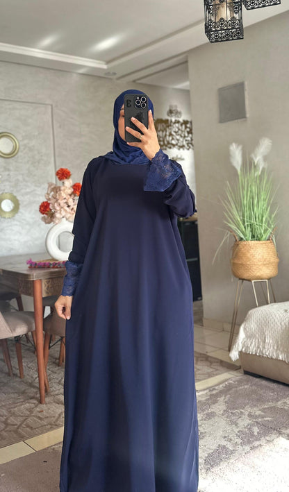 Abaya en crêpe