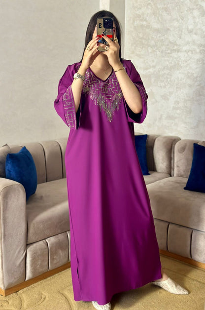 Caftan avec strass