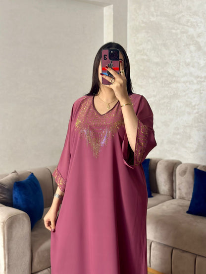 Caftan avec strass