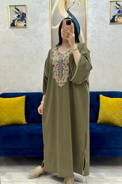 قفطان بالطرز الرباطي