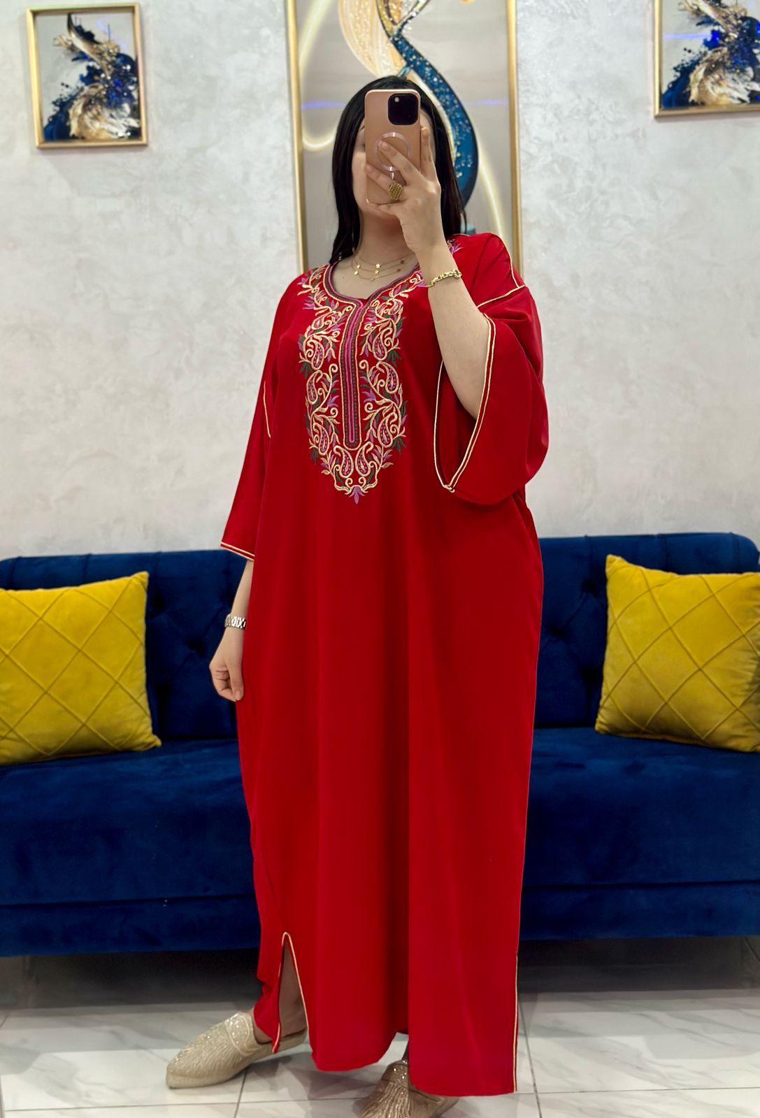 قفطان بالطرز الرباطي