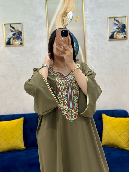 قفطان بالطرز الرباطي