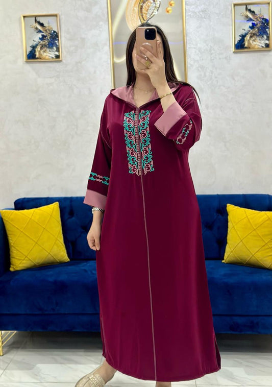 جلابة بالطرز الرباطي