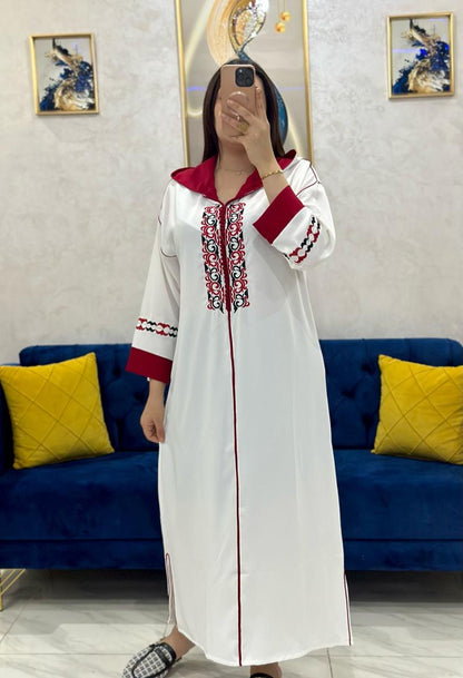 جلابة بالطرز الرباطي