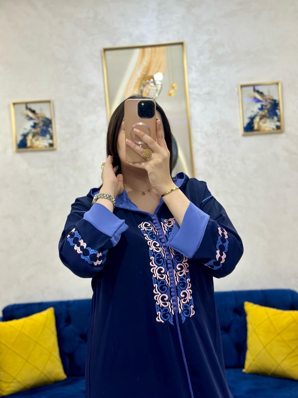 جلابة بالطرز الرباطي