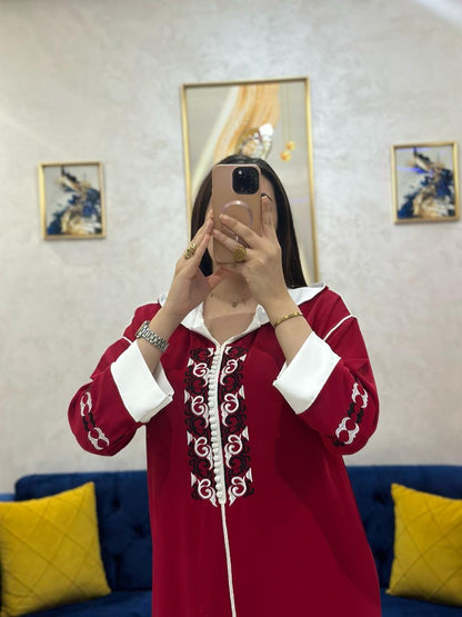 جلابة بالطرز الرباطي