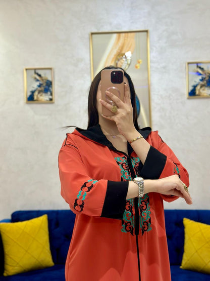 جلابة بالطرز الرباطي