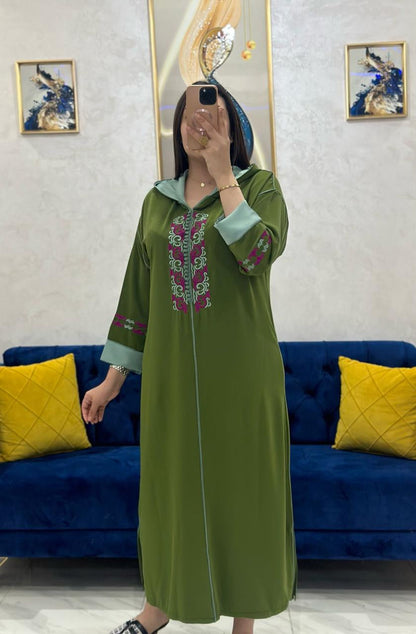 جلابة بالطرز الرباطي