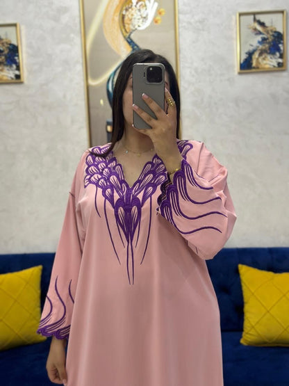 قفطان بالطرز الكوردون