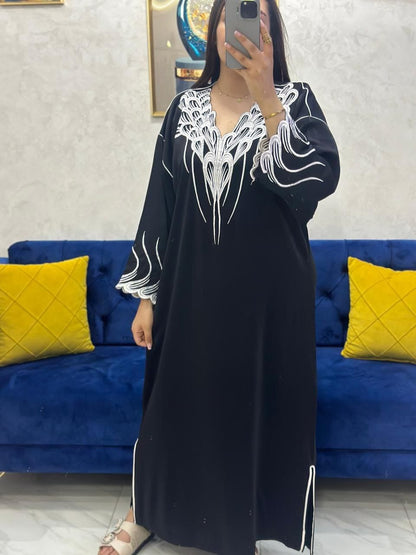 قفطان بالطرز الكوردون