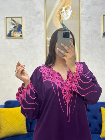 قفطان بالطرز الكوردون