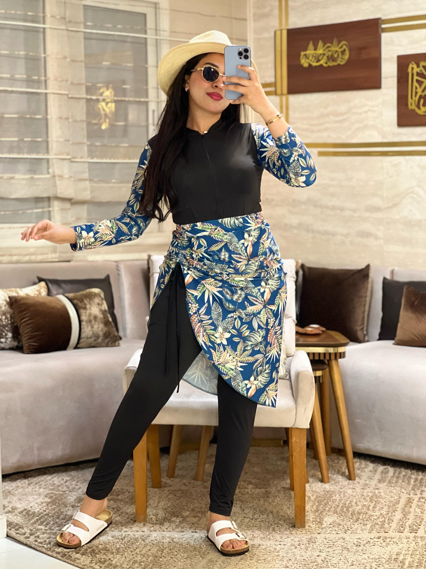 Burkini élégant et confortable  4 pièces