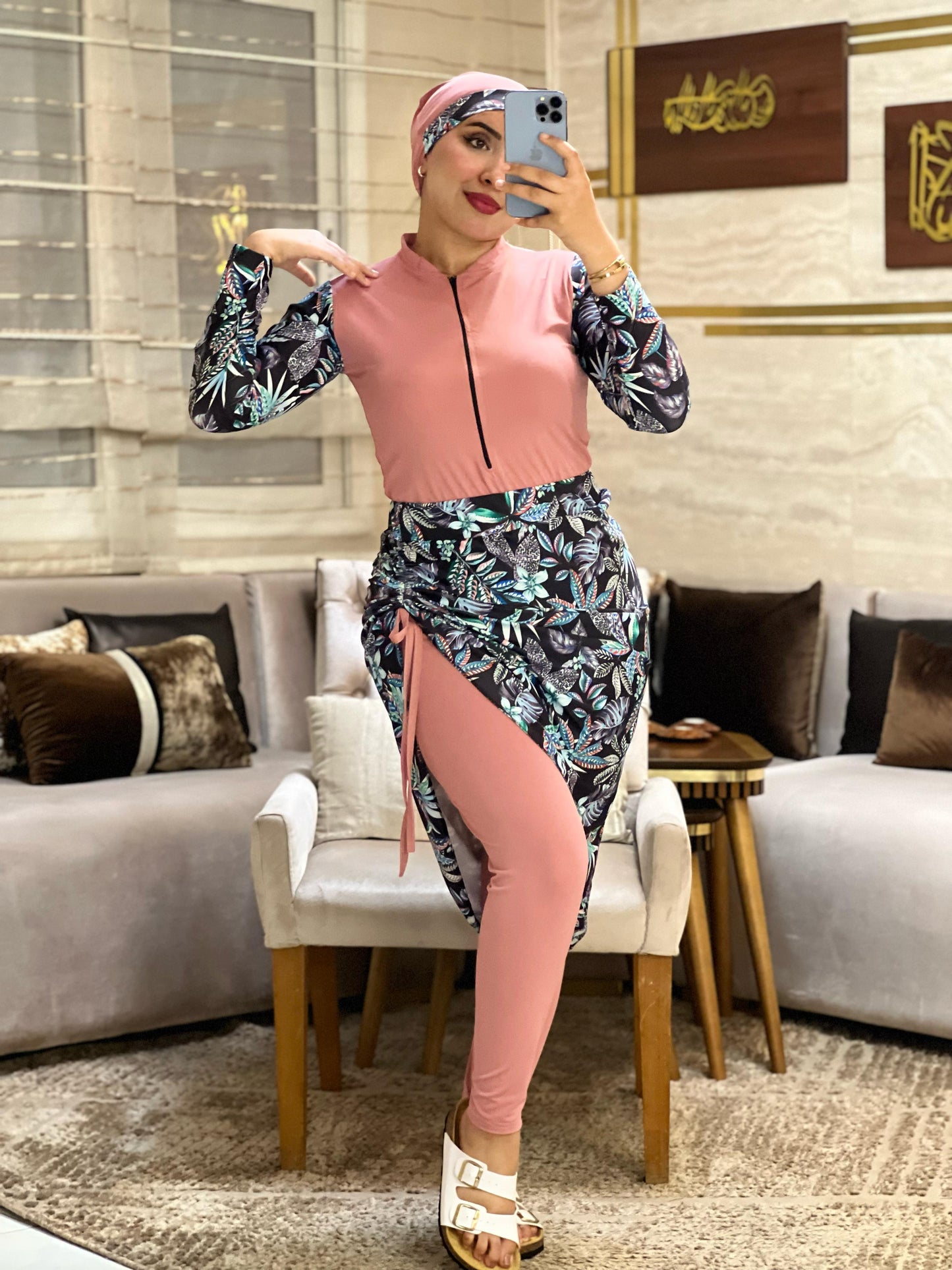 Burkini élégant et confortable  4 pièces