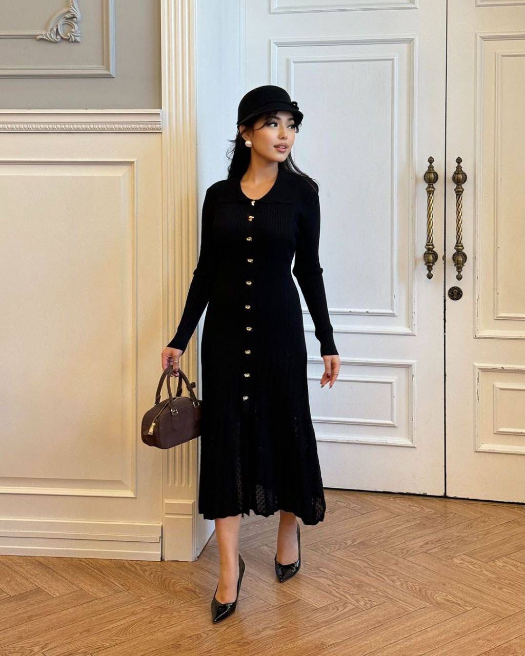 Robe Longue avec perles