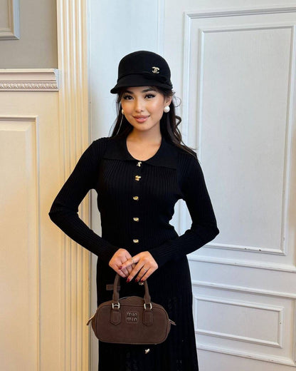 Robe Longue avec perles