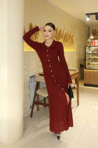 Robe Longue avec perles