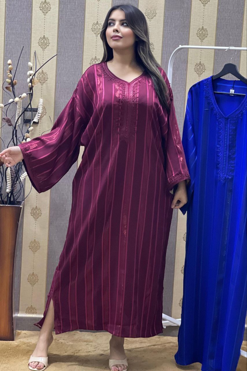 قفطان بالطرز الفاسي