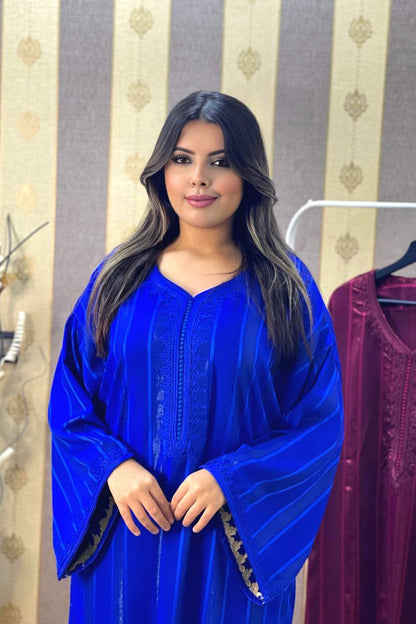 قفطان بالطرز الفاسي