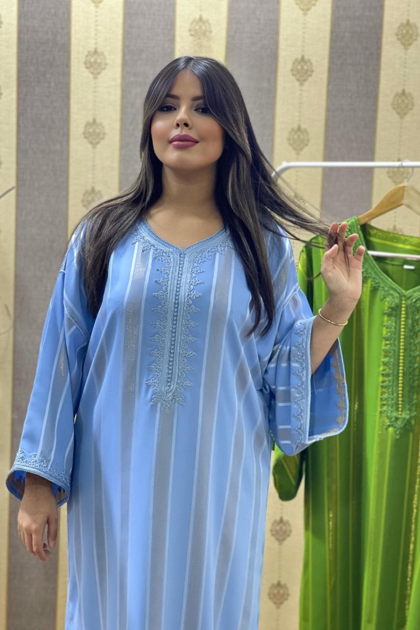 قفطان بالطرز الفاسي