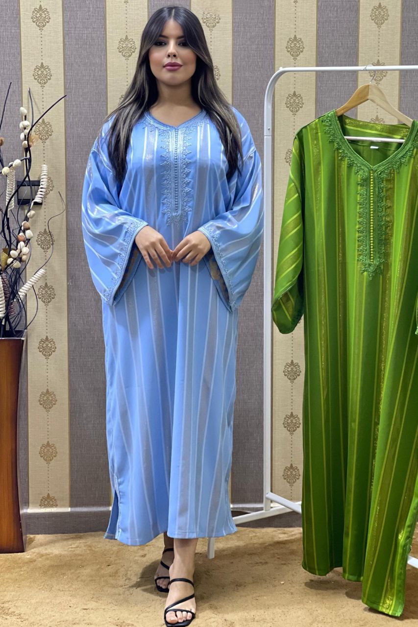 قفطان بالطرز الفاسي