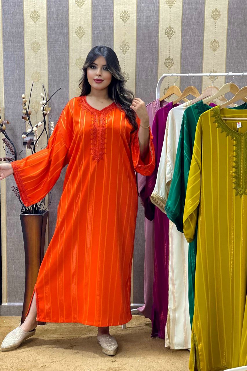 قفطان بالطرز الفاسي