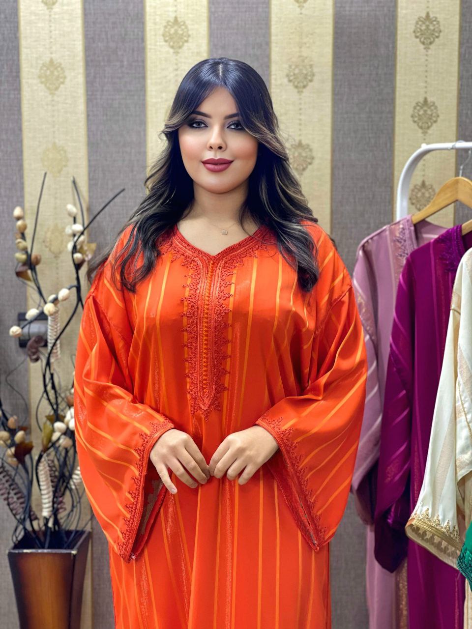 قفطان بالطرز الفاسي