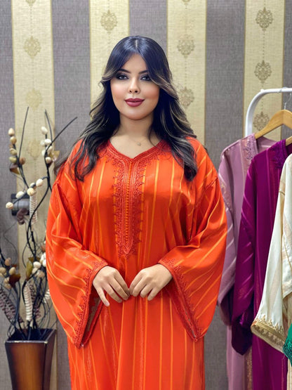 قفطان بالطرز الفاسي