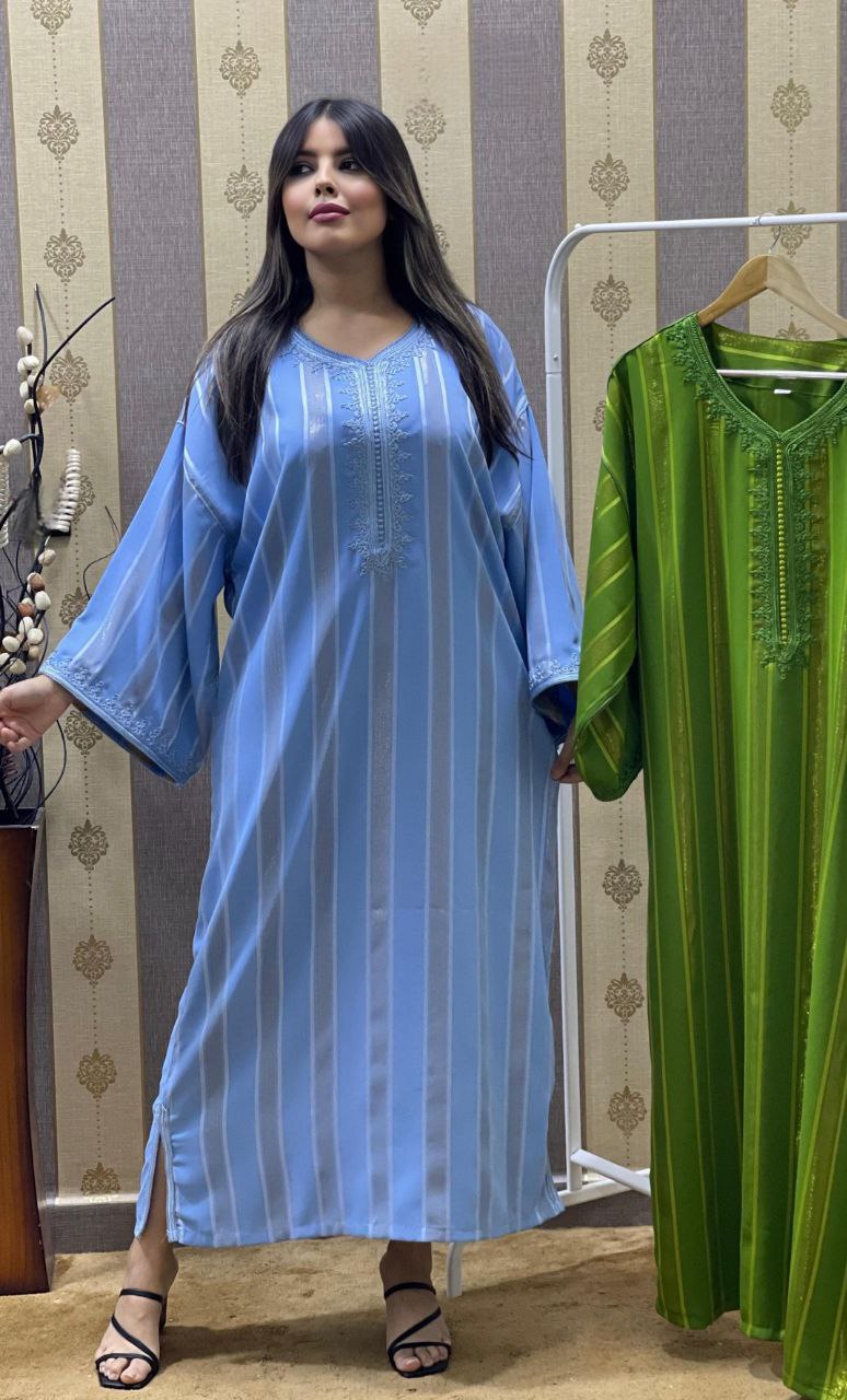 قفطان بالطرز الفاسي