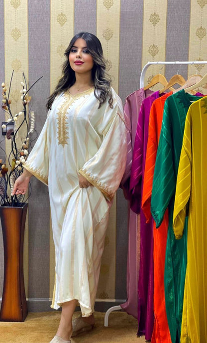 قفطان بالطرز الفاسي