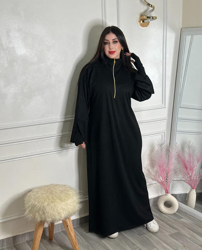 فستان مع قفازات