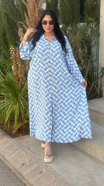 Robe Zippée avec Capuche