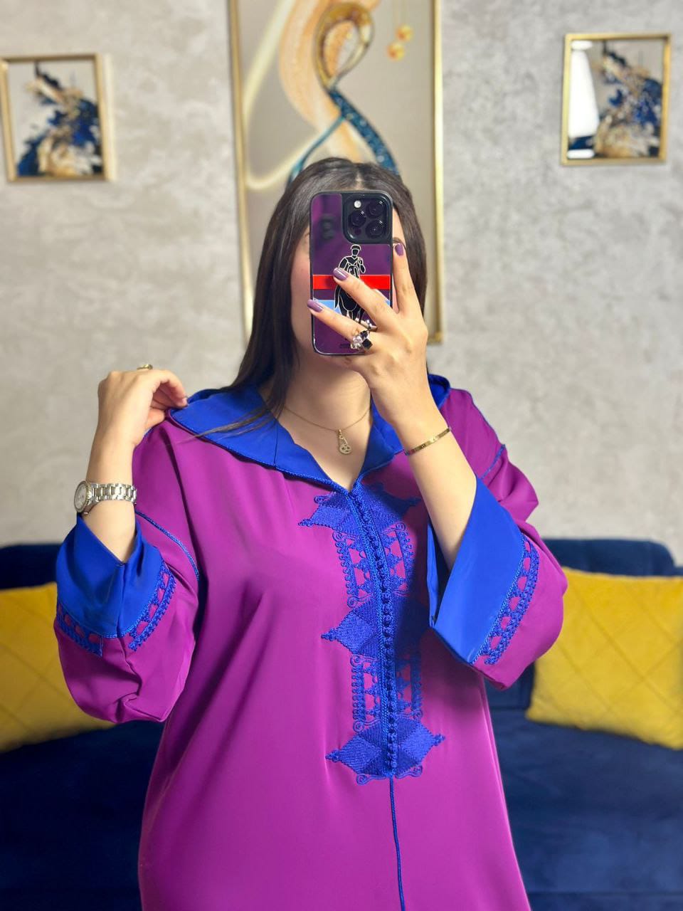 Jellaba Royale à Broderies